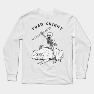 Skeleton knight ride toads Long Sleeve T-Shirt